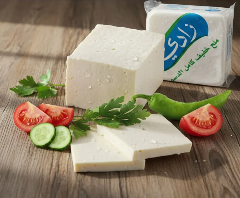 جبنة ملح خفيف كامل الدسم
